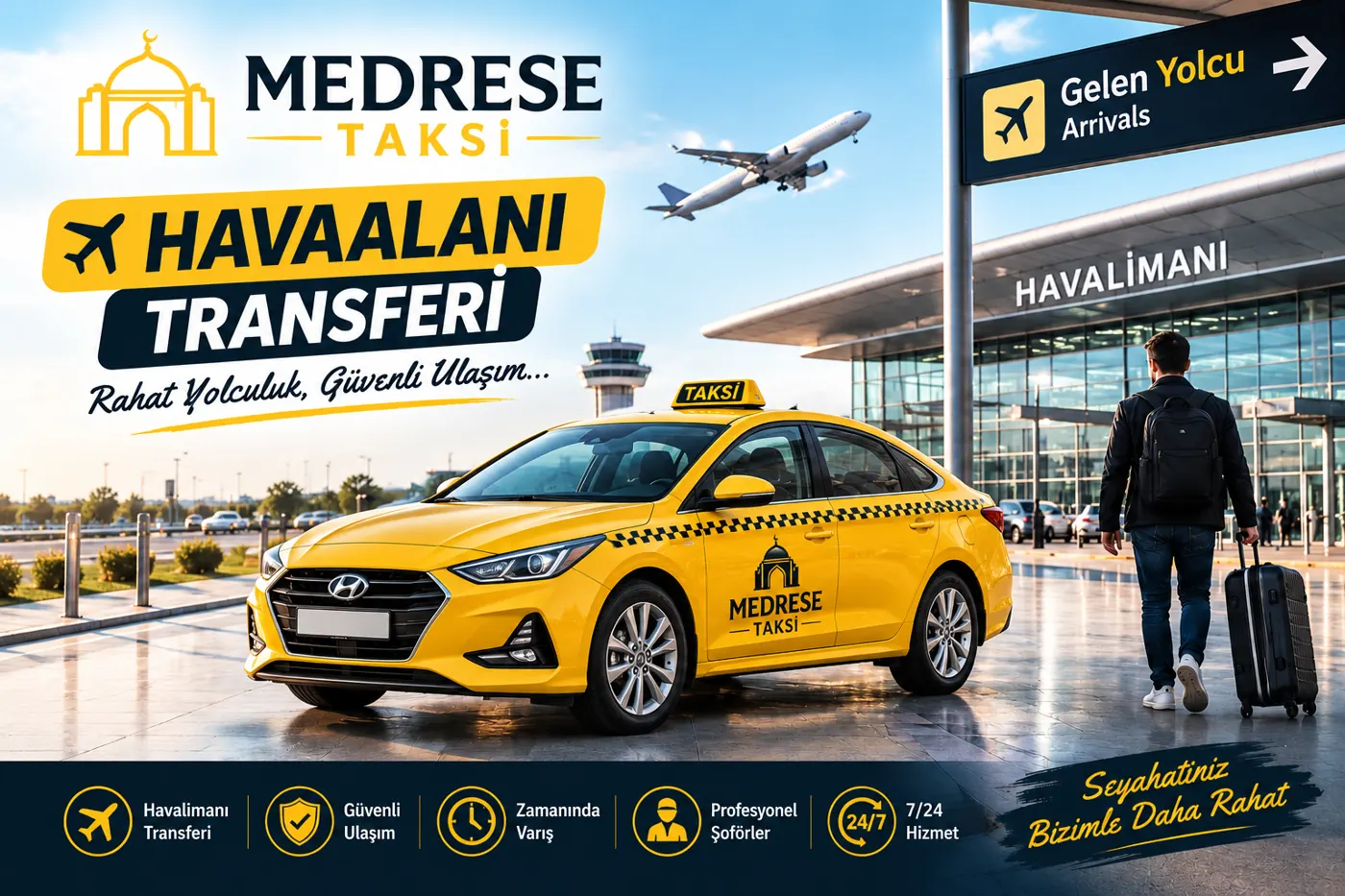Kırşehir havalimanı transfer taksi